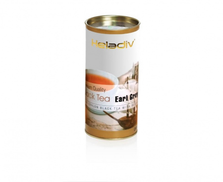 Чай черный листовой в тубе EARL GREY, 100 г, Heladiv