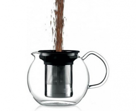 Чайник заварочный с прессом Assam 1.5 л, хром, Bodum
