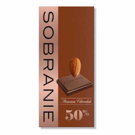 Шоколад Sobranie "Классический", темный, с орехами, 90 гр