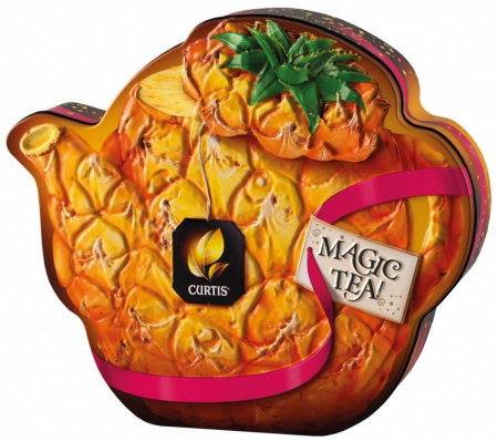 Чай Curtis "Drink Me! Pineapple Teapot", зеленый листовой с добавками, 70 гр