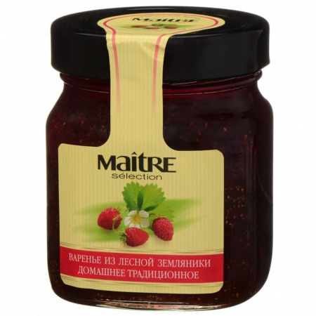 Варенье домашнее Maitre selection "Земляника", 375 гр