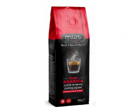 Кофе в зернах PURE ARABICA, 500 г, Must