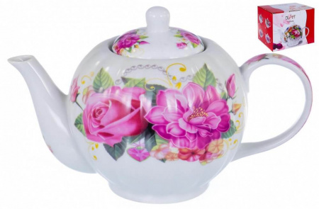 Чайник Olaff, "Teapot", серия Флора, 1000 мл, (арт. 124-01076)