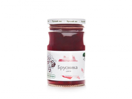 Джем Русский лес "Брусника Премиум", 220 гр
