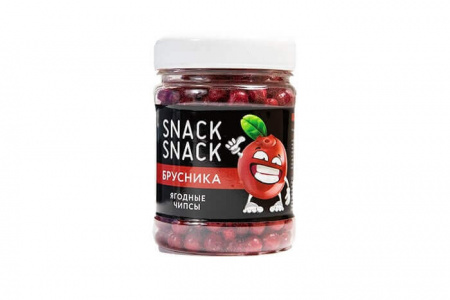 Сублимированная Брусника SNACK SNACK, 24 гр