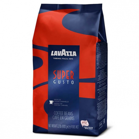 Кофе Lavazza "Super Gusto", в зернах, 1000 гр