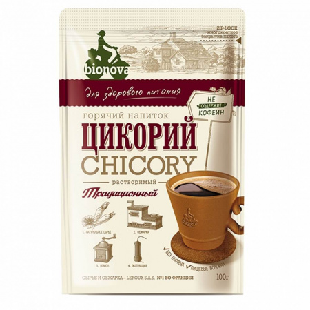 Цикорий Bionova "Традиционный", растворимый, 100 гр