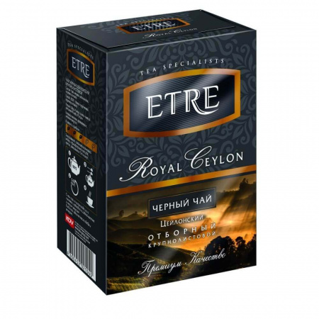 Чай Etre "Royal Ceylon", черный, 100 гр