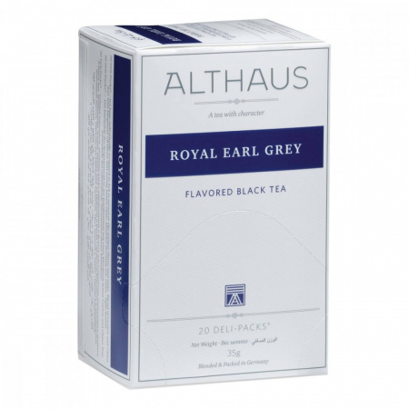 Чай Althaus "Royal Earl Grey", черный с бергамотом, 20 пакетиков