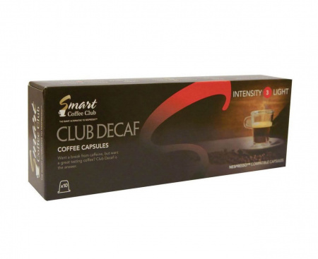 Кофе в капсулах Decaf (без кофеина), 10 шт., Smart Coffee Club