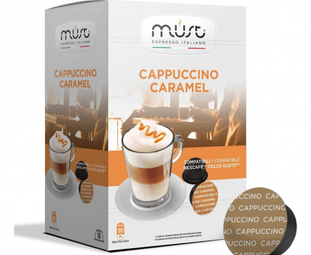 Кофе в капсулах DG Cappucino Caramel, 16 шт., Must