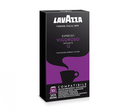 Кофе в капсулах Vigoroso для кофемашин Nespresso, Lavazza