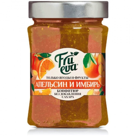Конфитюр Frueva "Апельсин с имбирём", 310 гр