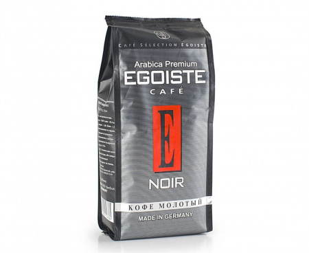КОФЕ МОЛОТЫЙ NOIR, 100% АРАБИКА, 250 Г, EGOISTE