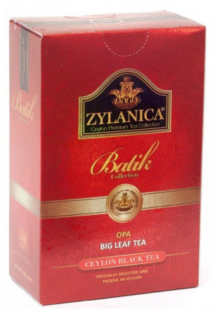 Чай Zylanica Batik Collection, чёрный листовой, ОРА, 100 гр
