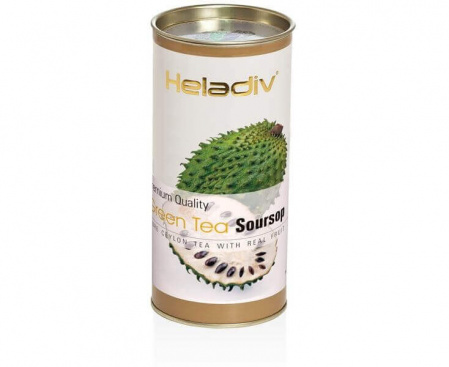 Чай зеленый листовой в тубе GT SOURSOP, 100 г, Heladiv