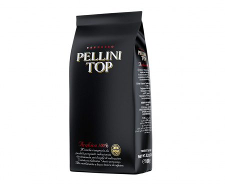 Кофе в зернах TOP, 100% ARABICA, 1 кг, Pellini