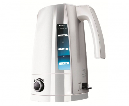 Чайник Aqua Vario, 1.7 л, бело-серебряный, Melitta