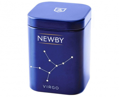 Чай листовой Virgo Gunpowder, 25 г, серия Zodiac mini Caddies, Newby