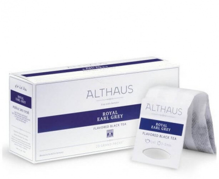 Чай черный для чайника Royal Earl Grey (Роял Эрл Грей), 20 пак., Grand Packs, Althaus