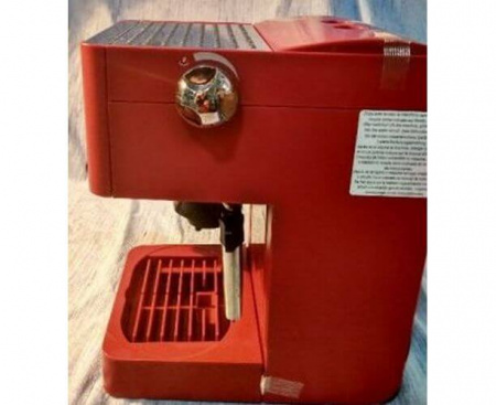 Кофеварка рожковая Gran De Luxe red, красная, металл/пластик, Gaggia