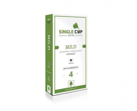 Кофе в капсулах Mild, 10 шт., Singlecup