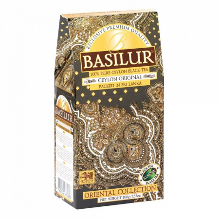Чай Basilur "Ceylon Original", черный листовой, 100 гр