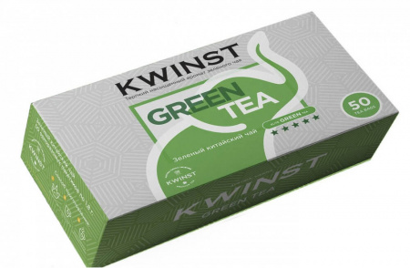 Чай Kwinst зеленый чай, 50 пакетиков