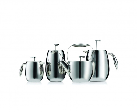 Кофейник с прессом с двойными стенками Columbia, 0.5 л, хром, нержавеющая сталь, Bodum