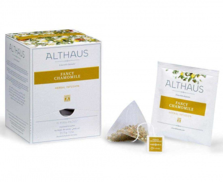 Чай травяной Fancy Chamomile (Благородная Ромашка), 15 пирамидок, Pyra-Pack, Althaus