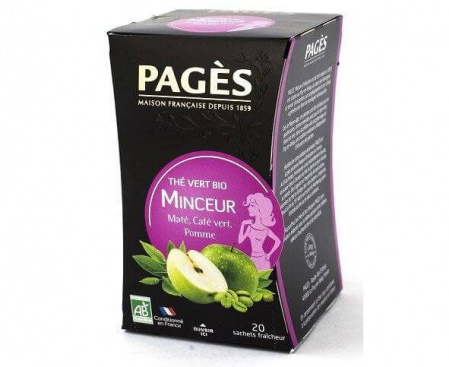 Био чай зеленый, 36 г, Pages