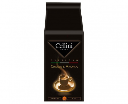 Кофе в зернах CREMA E AROMA, 1 кг, Cellini