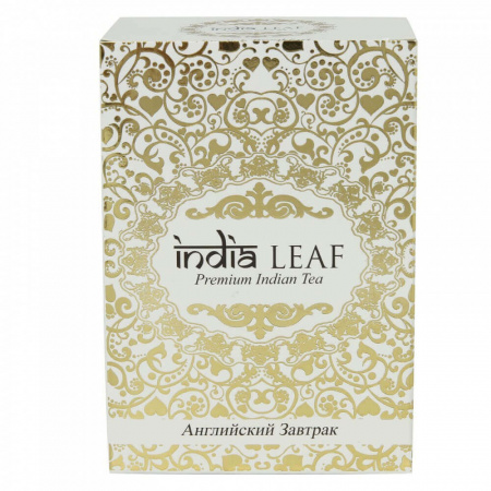 Чай India leaf "Английский завтрак", черный среднелистовой, 100 гр