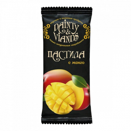 Батончик Dainty & Viands "Пастила манговая", 40 гр