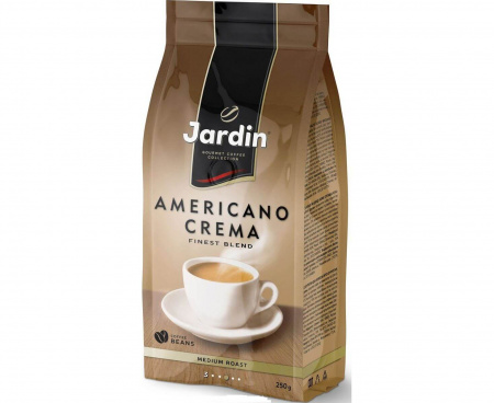 Кофе в зернах Americano Crema, 250 г, Jardin