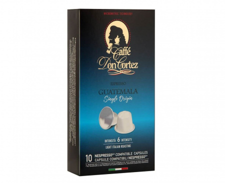 Кофе в капсулах DON CORTEZ (N) GUATEMALA, 10 шт., Carraro