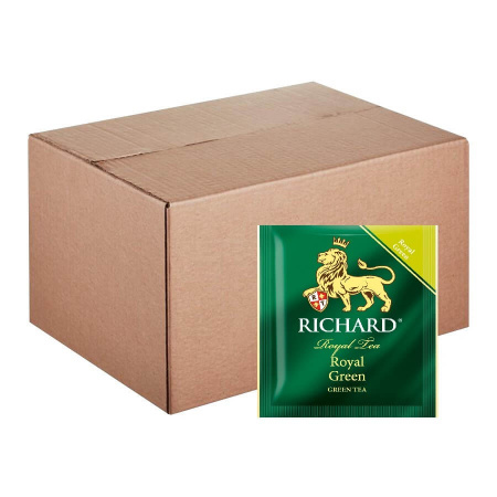 Чай Richard "Royal Green", зеленый листовой, 200 пакетиков по 2 гр