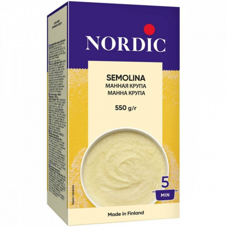 Крупа Nordic "Манка", 550 гр