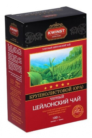 Чай Kwinst черный крупнолистовой, 100 гр
