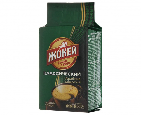 КОФЕ МОЛОТЫЙ КЛАССИЧЕСКИЙ, 100 Г, ЖОКЕЙ