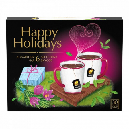 Чай Curtis "Dessert Tea Collection", ассорти, 30 сашетов