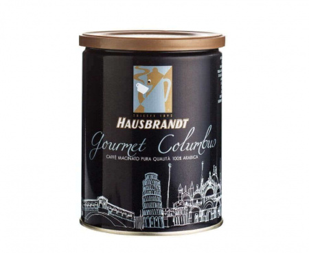 Кофе в зернах Columbus, 100% Арабика, ж/б 250 г, Hausbrandt