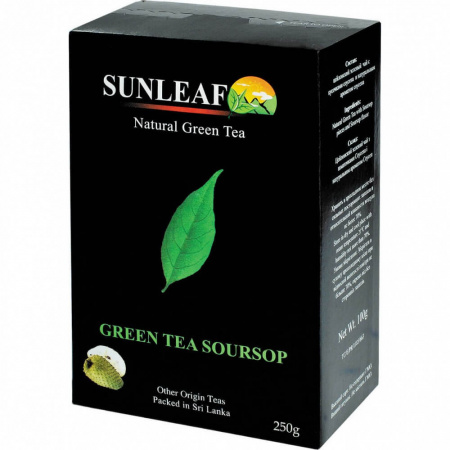 Чай Sunleaf "Саусеп", зелёный крупнолистовой c добавками, 250 гр