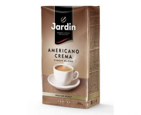 КОФЕ МОЛОТЫЙ AMERICANO CREMA, 250 Г, JARDIN