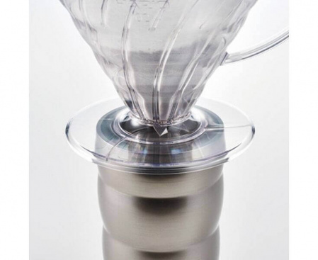 Термокружка Hario V60 “UCHI MUG”, серебристая, 350 мл, Hario