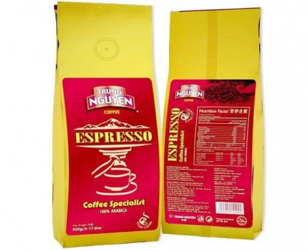 Кофе в зернах Espresso Specialist, 100% Арабика, 500 г, TRUNG NGUYEN