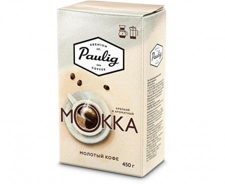 КОФЕ МОЛОТЫЙ MOKKA, 450 Г, PAULIG