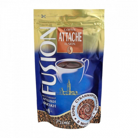 Кофе Attache "Fusion Prime", растворимый, 108 гр