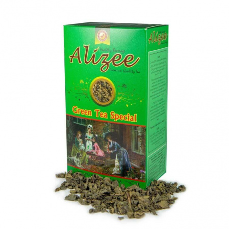 Чай Alizee "Green Tea Special", зеленый листовой, 100 гр