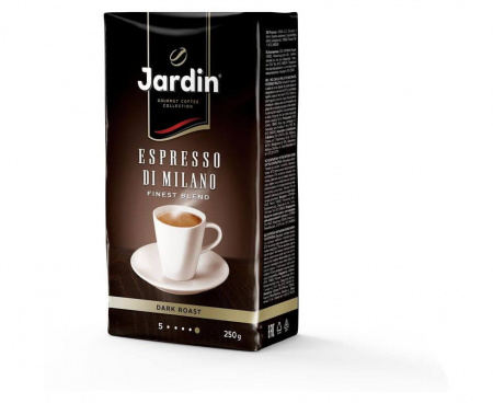 Кофе молотый Espresso di Milano, вакуумный пакет 250 г, Jardin